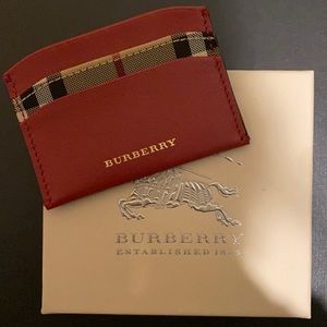 Burberry Red Card Case